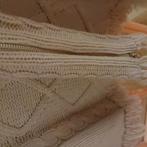 Faded Glory Missy Extra Large tan sweater with zipper and hood - Picture 2 of 7